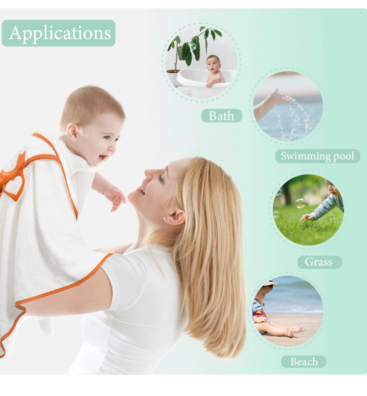 New Fashion Super Soft Towel Wholesale Baby Hooded Towel Bath for Newborn