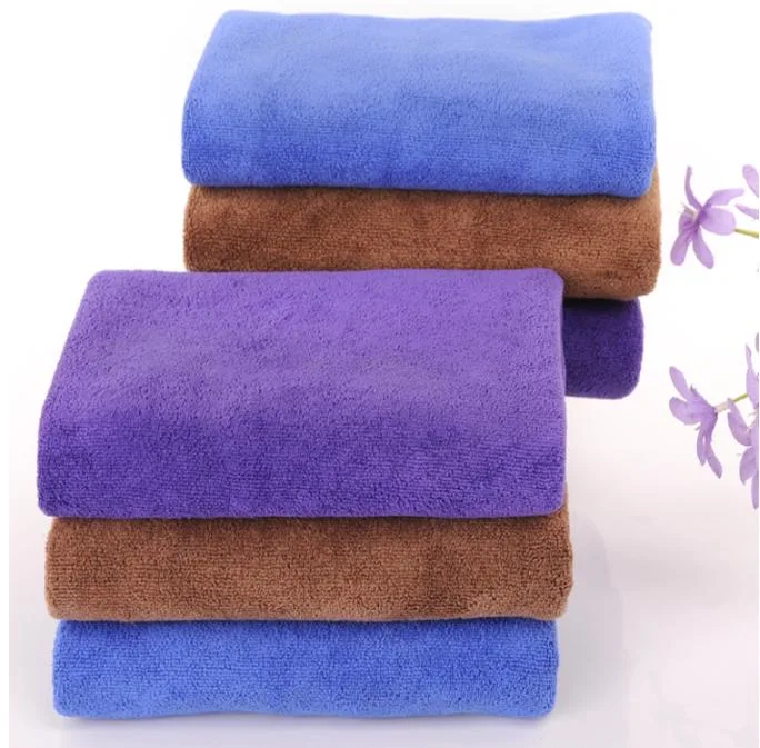 35*75cm 90% Polyester +10% Polyamide Microfiber Face Towel for Salon Hair Drying Towel