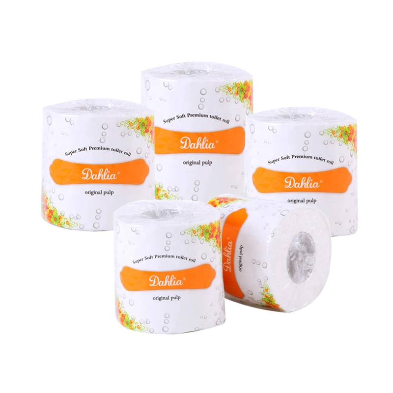 Eco Friendly Toilet Paper Soft White Toilet Paper 4 Ply Bath Tissue Paper Towels Rolls