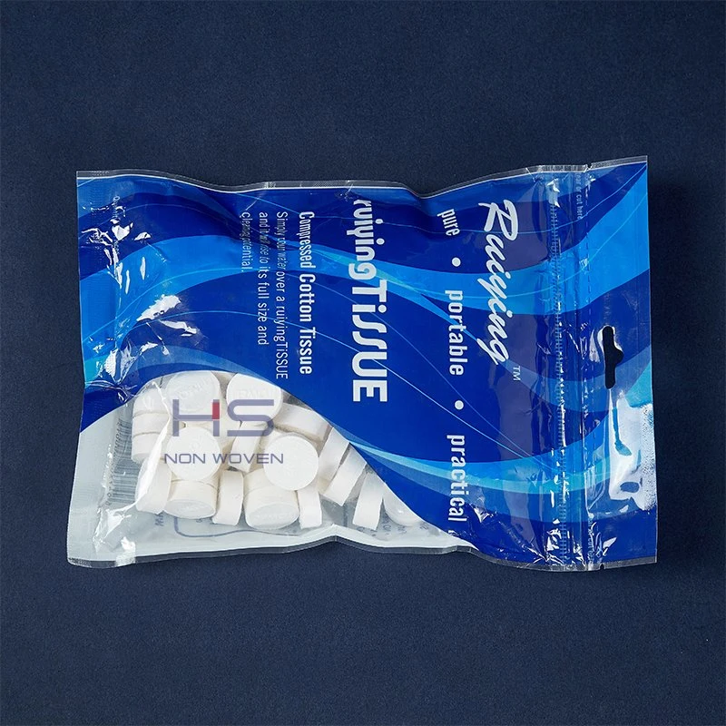 200PCS Compressed Magic Towel, Napkin Tissue, Camping Wipes, Coin Tissue, Disposable Just Add Water