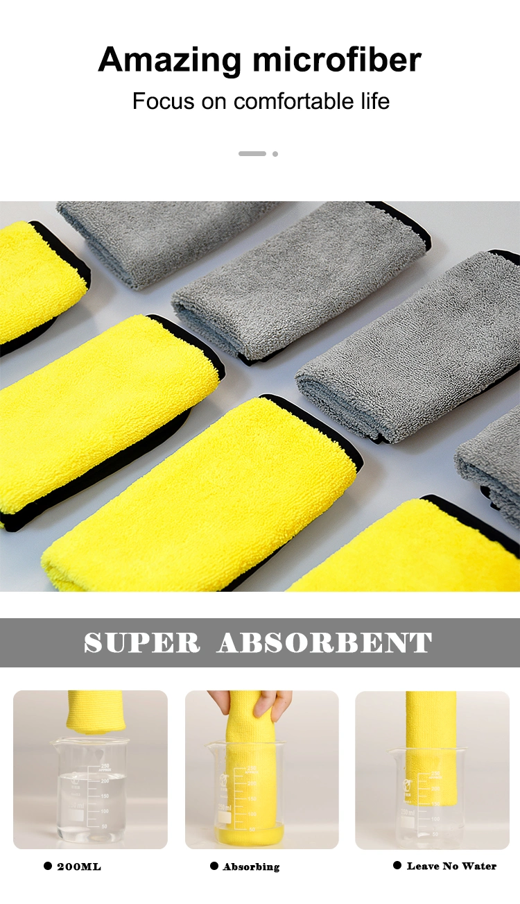 Extra Thick Large Wholesale Microfiber Car Vehicle Drying Towel