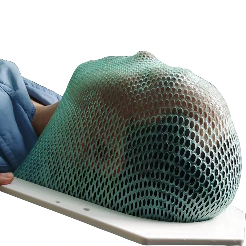 Radiation Therapy U-Frame Head Mask for Brain Cancer Patient Fixation and Immobilization