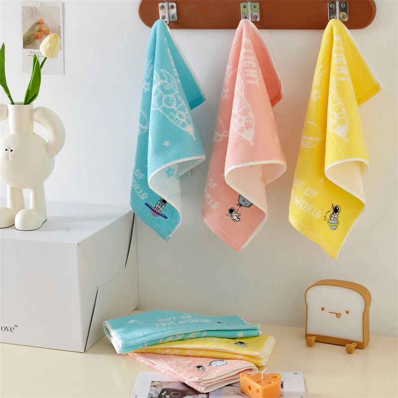 Pack of 4 Cotton Face Towels in Assorted Colors