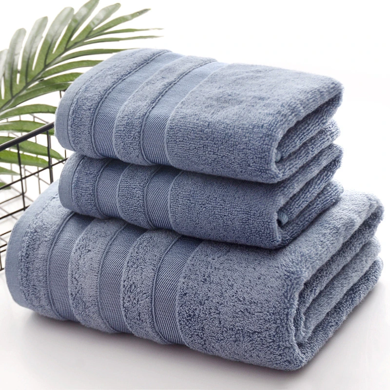 Towel Bath Towel Three-Piece Towel Bamboo Fiber Face Towel