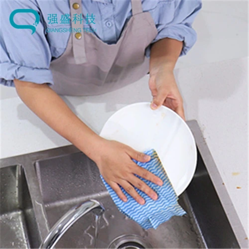 60 G Wet and Dry Durable Strong-Absorbent Versatile Wood Pulp Wipe Cloth