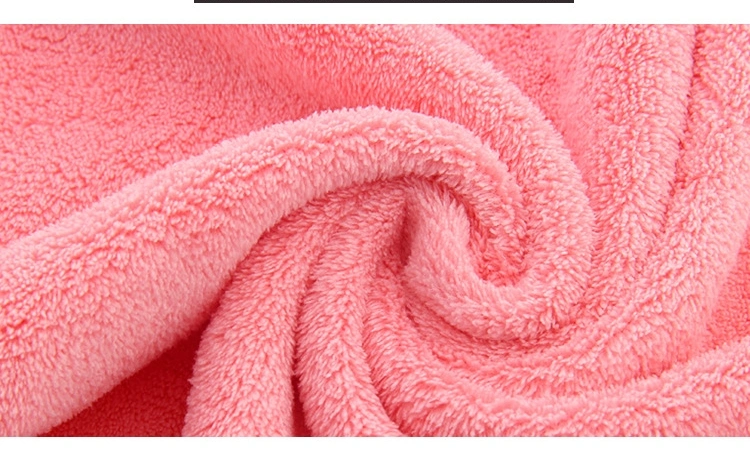 Coral Fleece Towel Coral Fleece Face/Hand Towel Cloth in Stock Bath Towel