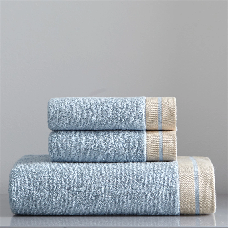 Vibrant Solid Color 100% Cotton Face Towel, Ultra Soft and Absorbent Face Towel for Daily Use