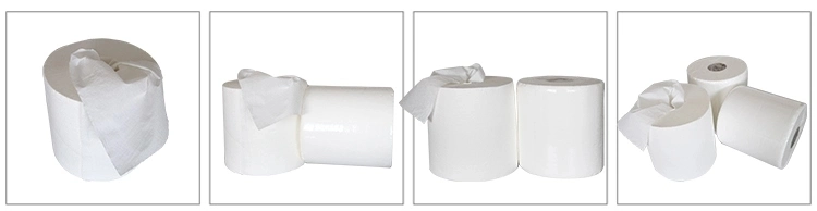 Cheap Virgin Kitchen Paper Towels Pull Roll High Absobent Full Embossed Tissue Roll Hand Paper Towel