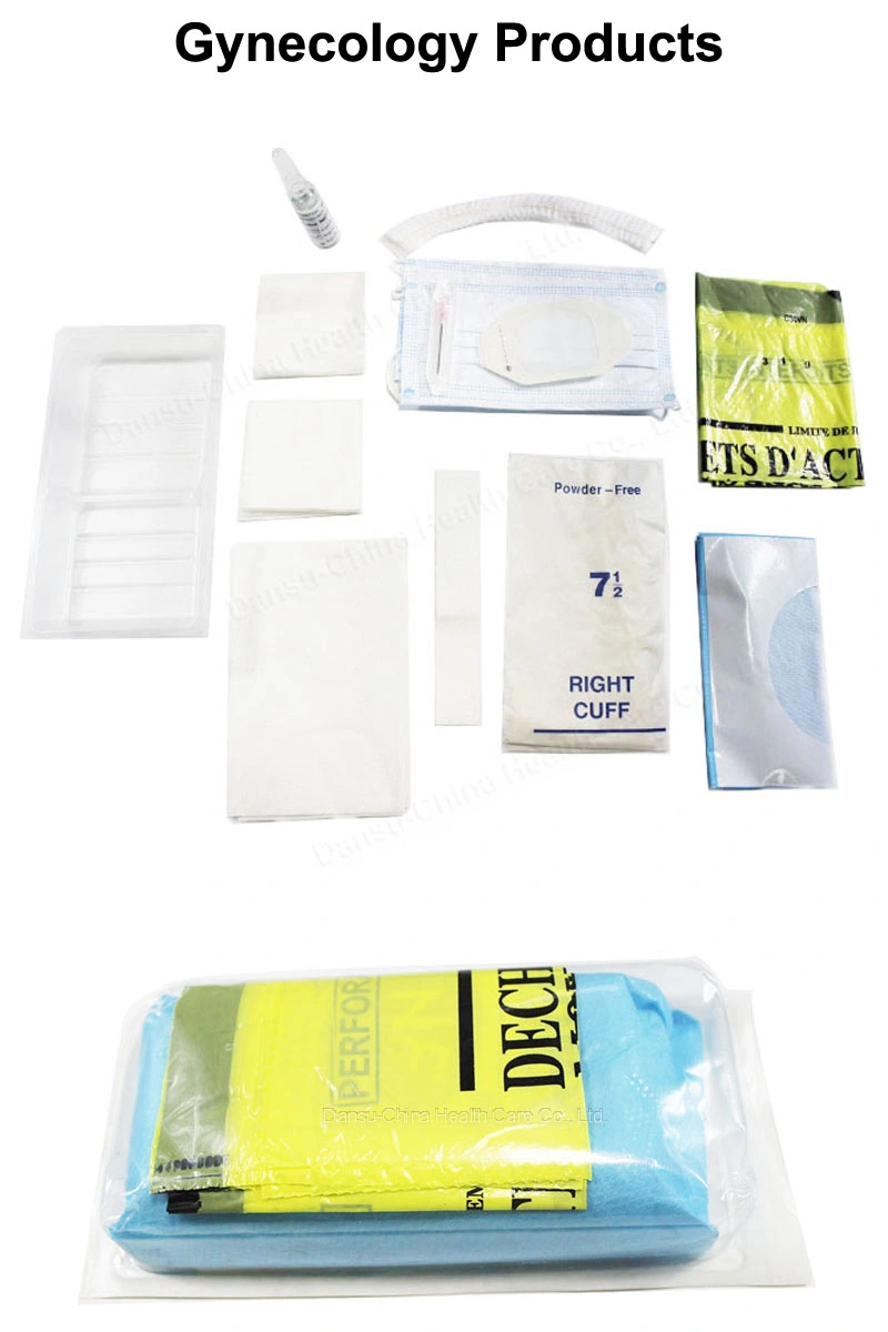 Disposable Gynecological Products Surgical Laparotomy Pack with Sterile