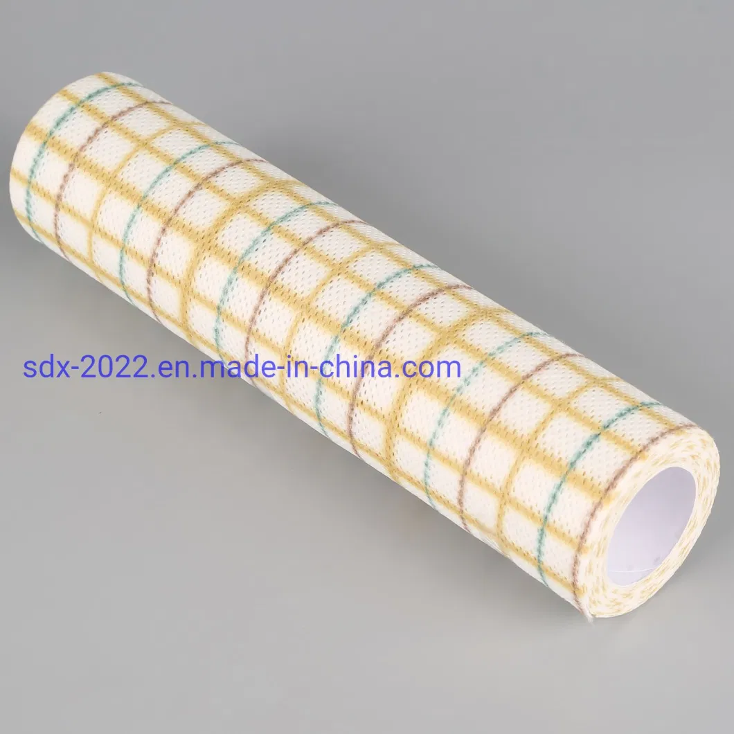 Lazy Rag Washable Printing Kitchen Dry Wet Dual Use Cleaning Cloth Roll Disposable Nonwoven Wipes Towel Rag Rolls