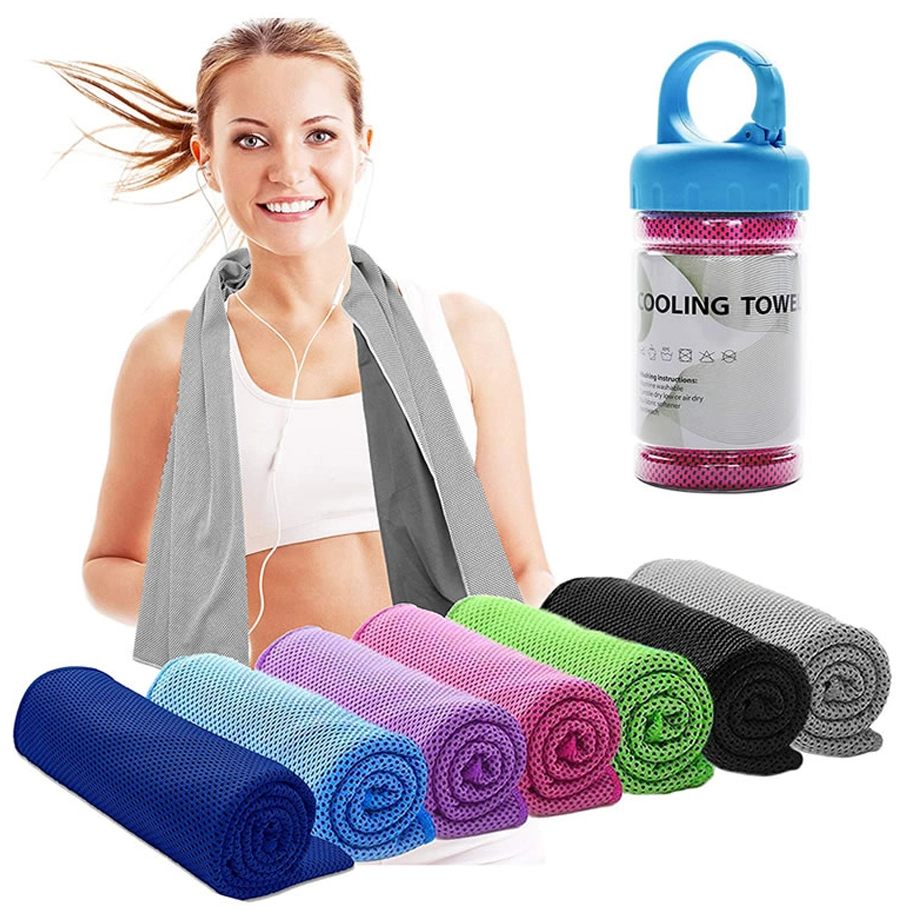 Microfiber Mesh Cooling Towels for Neck and Face, Instant Cooling Towels for Hot Weather