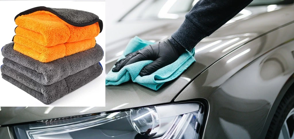 600GSM Super Absorbent Reusable Plush Thickened Microfiber Auto Detailing Towels