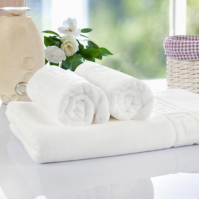 Luxury Hotel White Face Towel Collection, White Large Bath Towel