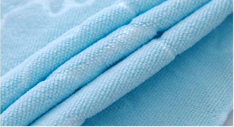 Microfiber Embossed Dishwashing Square Household Handkerchief Small Towel 30cm 1.2inch