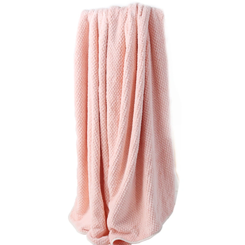 Pineapple Plaid Coral Velvet Thickened Soft Absorbent Bath Towel