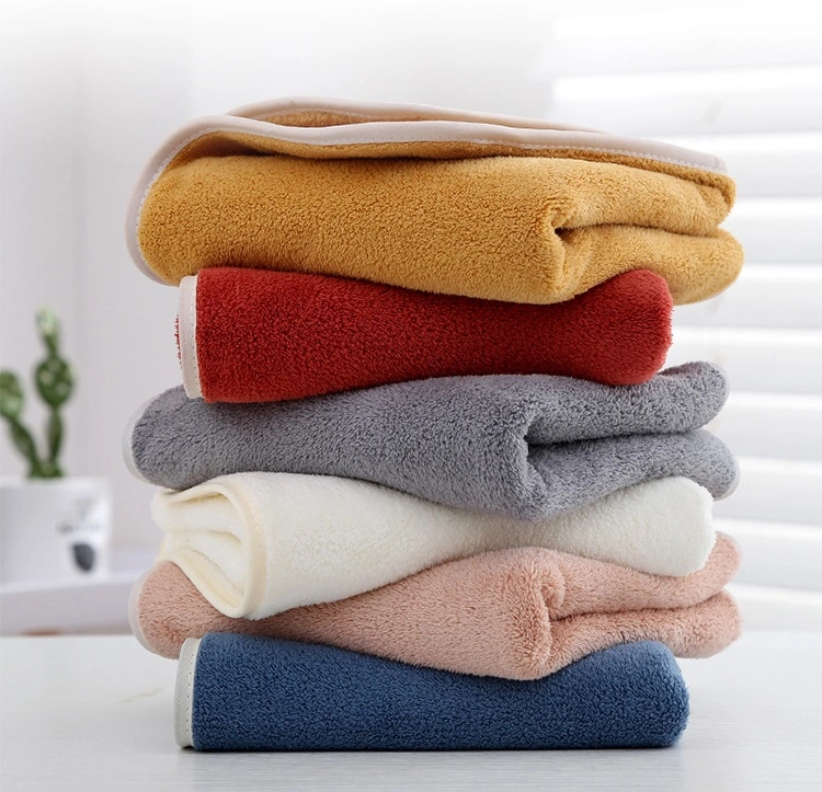 Hot Fashion Coral Velvet Washcloth Kitchen Tea Towel Strong Water Absorption Microfiber Cleaning Towel