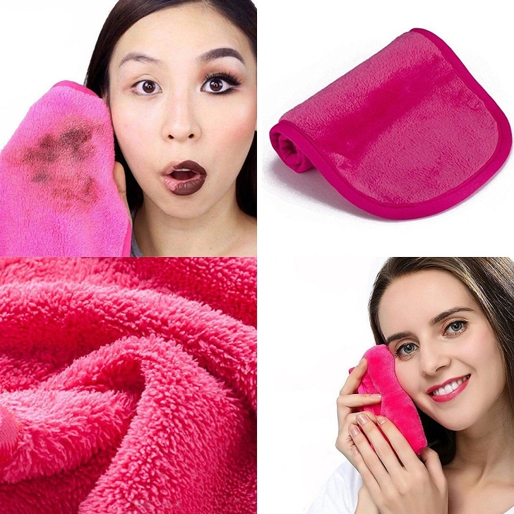 Microfiber Face Cloth Reusable Makeup Remover Facial Cleansing Towel Ultra