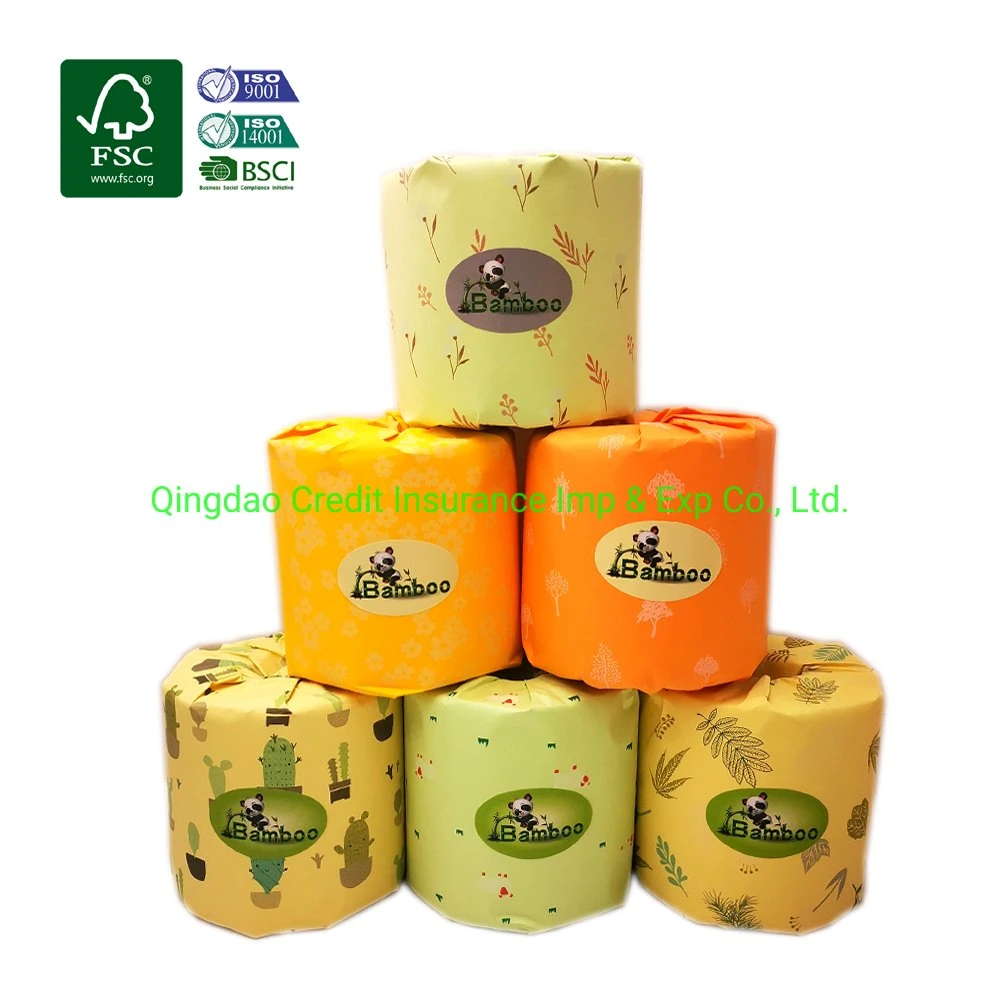 Hot Sale China Bamboo Manufacture Best Biodegradable Toilet Paper Coreless Roll