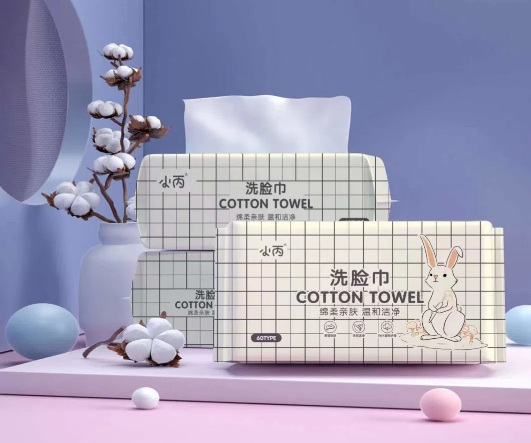 Pure Cotton Disposable Travel Size Cotton Towel