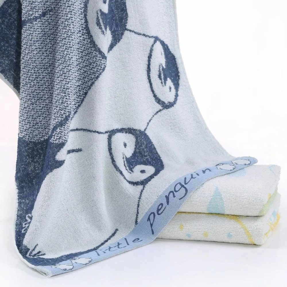 Adults Kids Absorbent Large Cotton Face Towel Ci20773