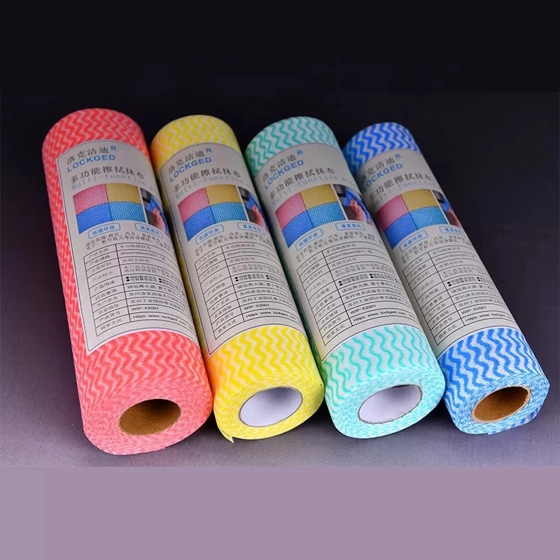 60 G Wet and Dry Durable Strong-Absorbent Versatile Wood Pulp Wipe Cloth