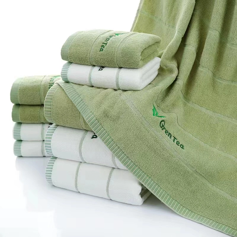 Embroidery Towels Bath 100% Cotton Luxury Hotel Bath Towels Hand Towel Bath Towel Hand Towel Set Plain Terry 100% Cotton Sports Towel