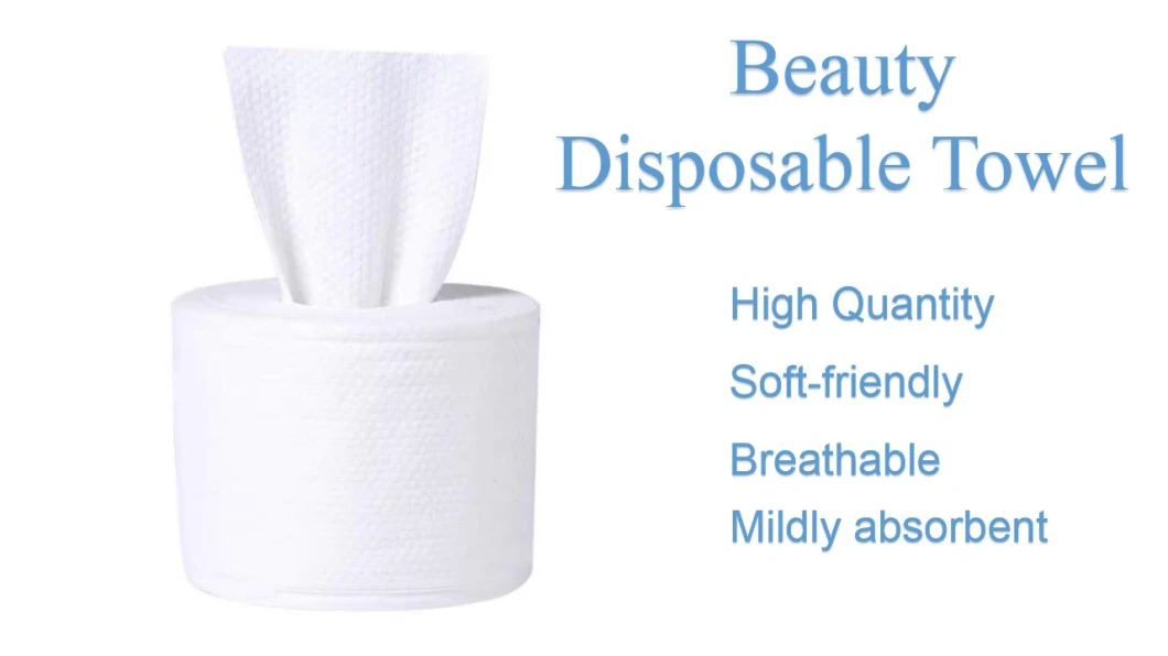 Portable Disposable Wet and Dry Dual Use Facial Tissue Disposable Washcloth Facial Towel