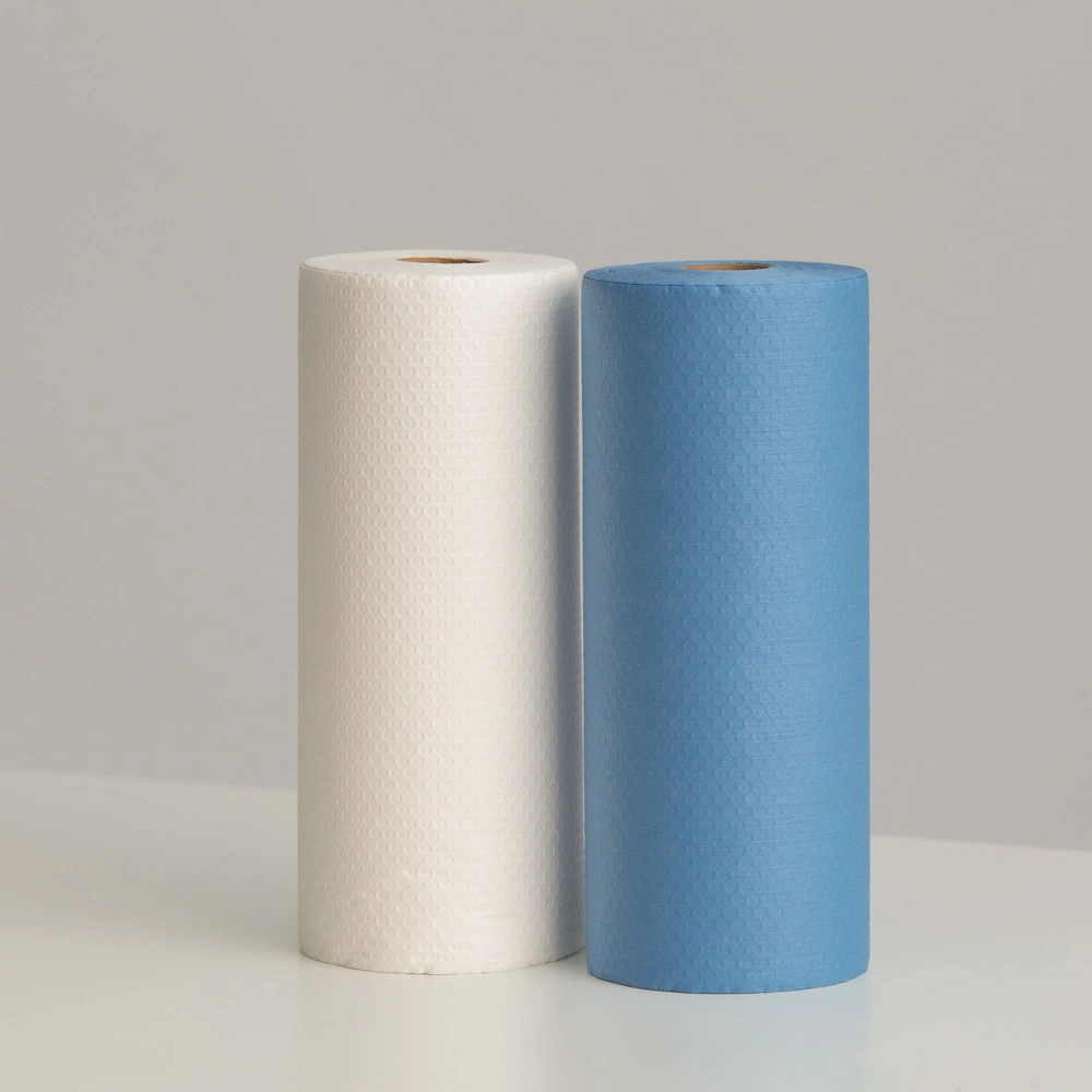Industrial Nonwoven Rolls Dust Remove Lint Free Woodpulp Polyester Cleanroom Wipes Roll