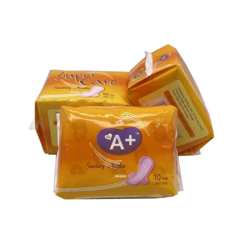 285mm Night Use Anion Sanitary Towel for Sensitive Skin Sanitary Towel with Logo