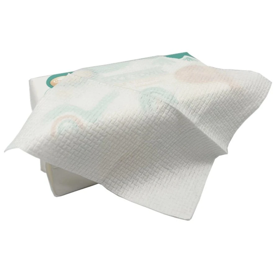 Baby Nonwoven cotton Towel Dry and Wet Use Baby Soft Cotton Tissue