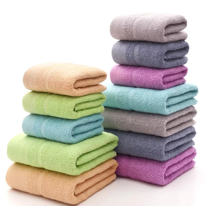 Wholesale Custom Fast Dry Antimicrobial Towels Bath 100% Face Towel Cotton Towel