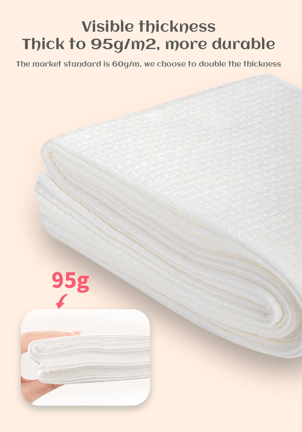 Eco-Friendly Disposable Body Hair and Face Beauty Bath Towel for Beauty Salon, SPA, Beach, Sauna, Travel, and Gym