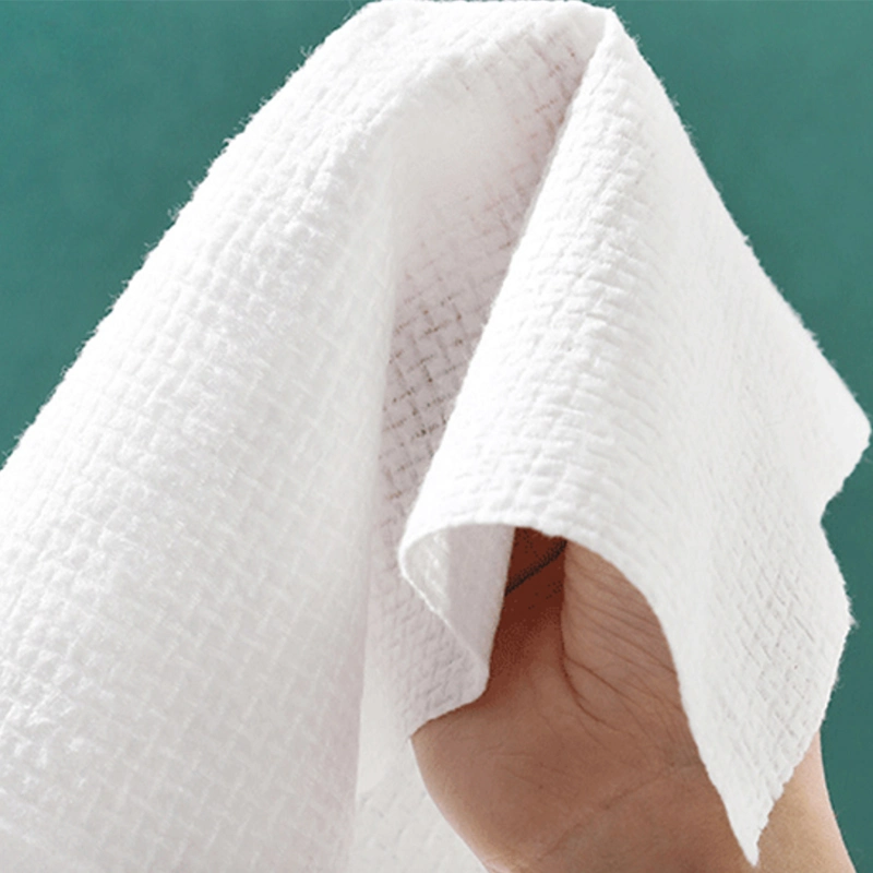 Disposable Towel Tablets White Soft Nonwoven Biodegradable Cotton Square Outdoor Travel Towel