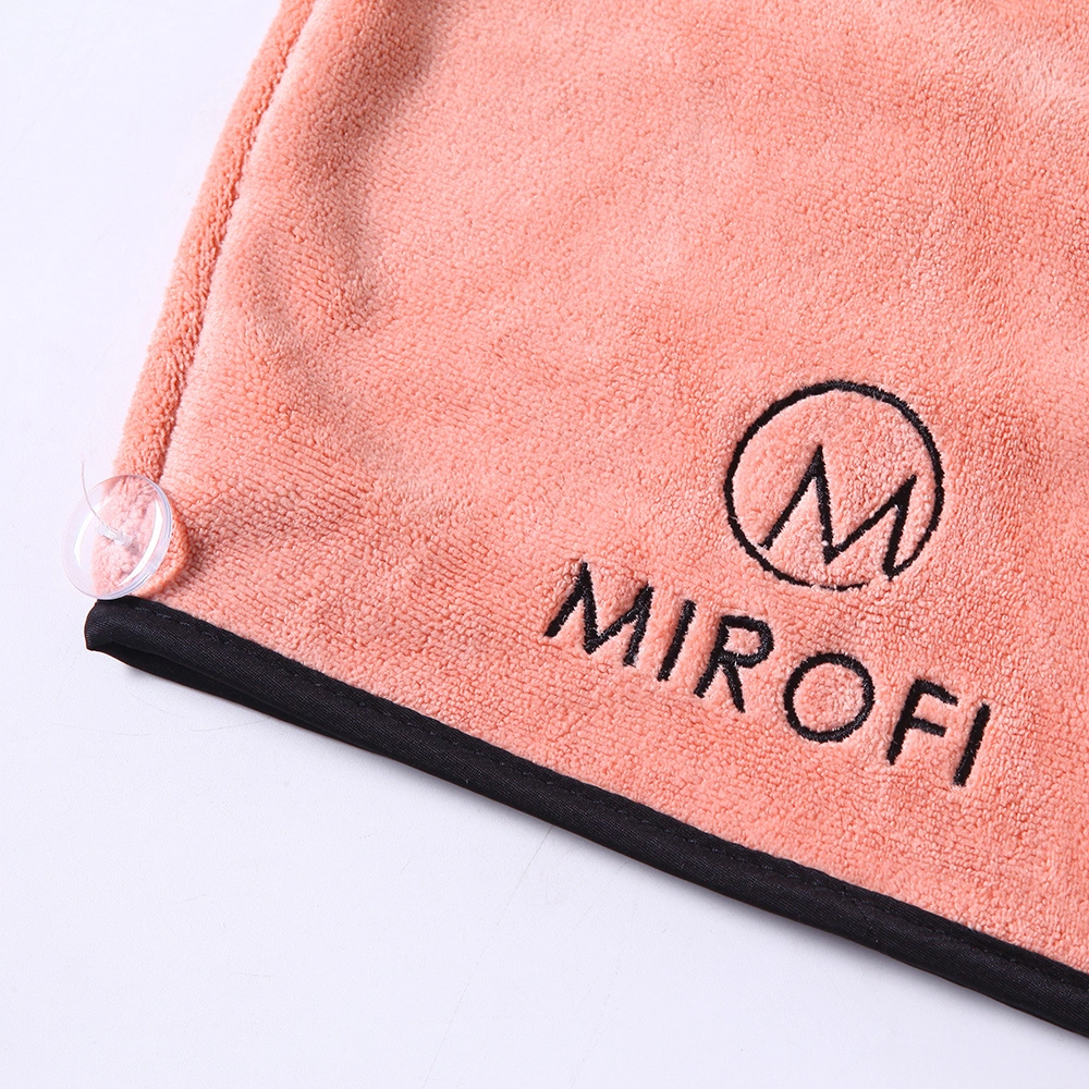 Factory Wholesale 500GSM Soft Microfiber Hand Face Bath Hair Towel with Brand Logo Embroidered