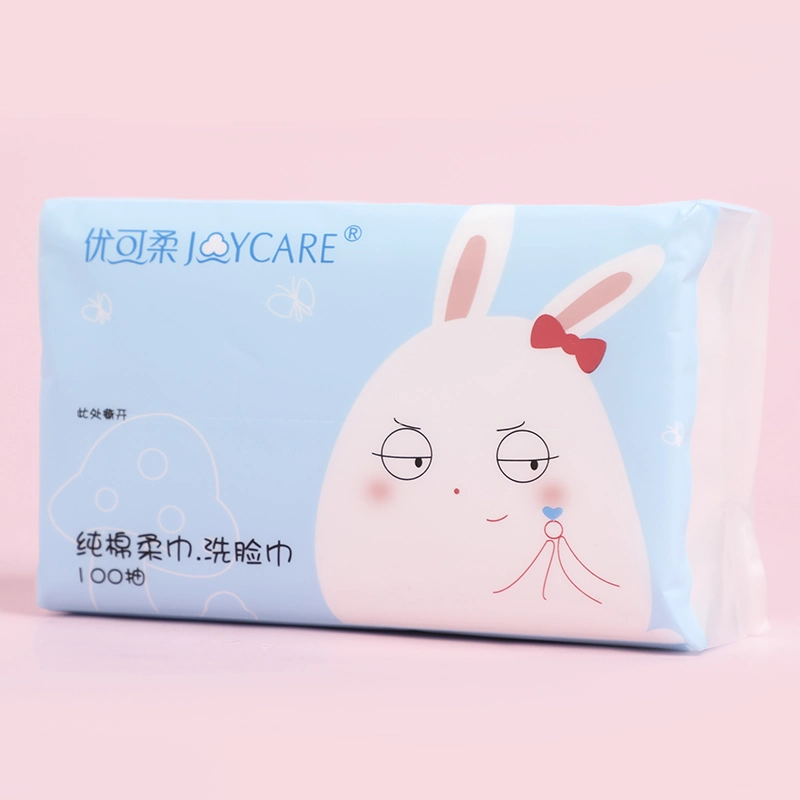 Soft Packed Paper Facial Tissue Bamboo Face Towel Cotton White Small Travel Office Pulp Hotel Kitchen Color Package Feature