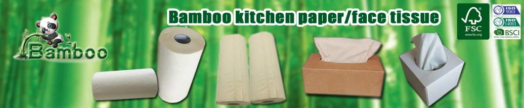 High Quality Bamboo Paper Kitchen Towel Tissue Roll