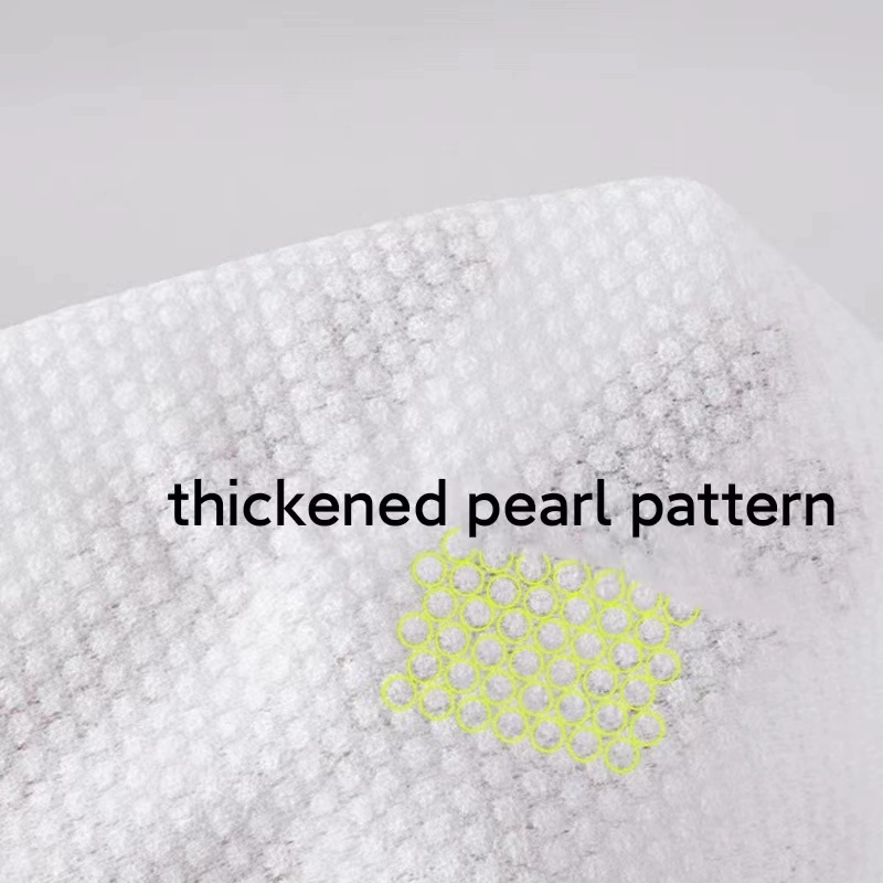 Factory Direct Supply Disposable Facial Towels 60GSM Thickened Pearl Pattern Face Towel Disposable