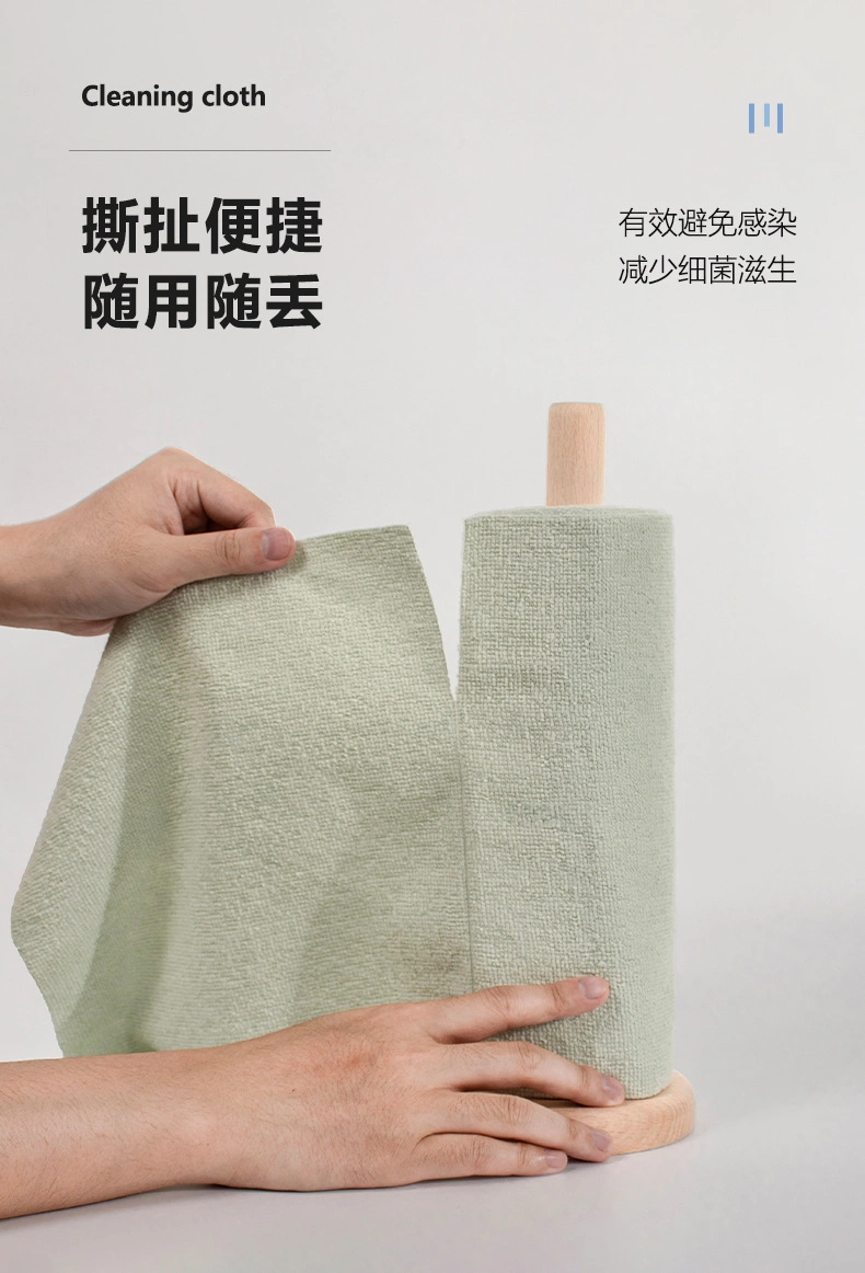 Kitchen Utensils Disposable Microfiber Dishcloth Thicken Rag Household Cleaning Cloth