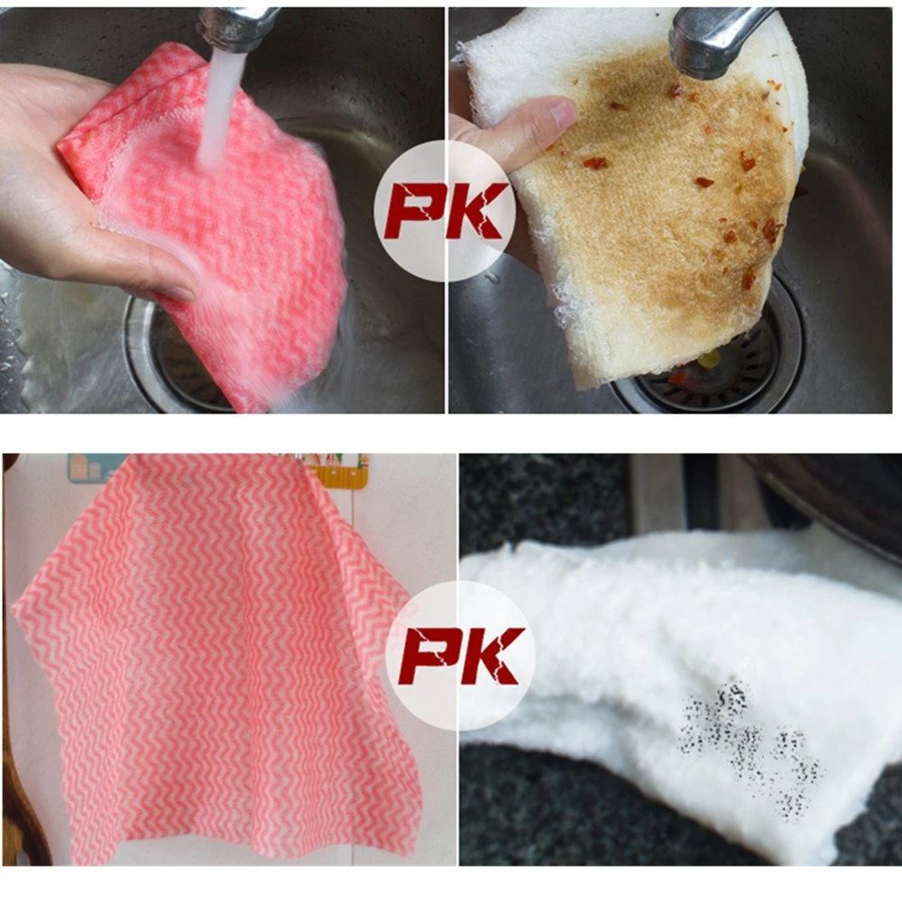 Disposable Kitchen Cleaning Cloth Roll for Heavy Dirty Removal