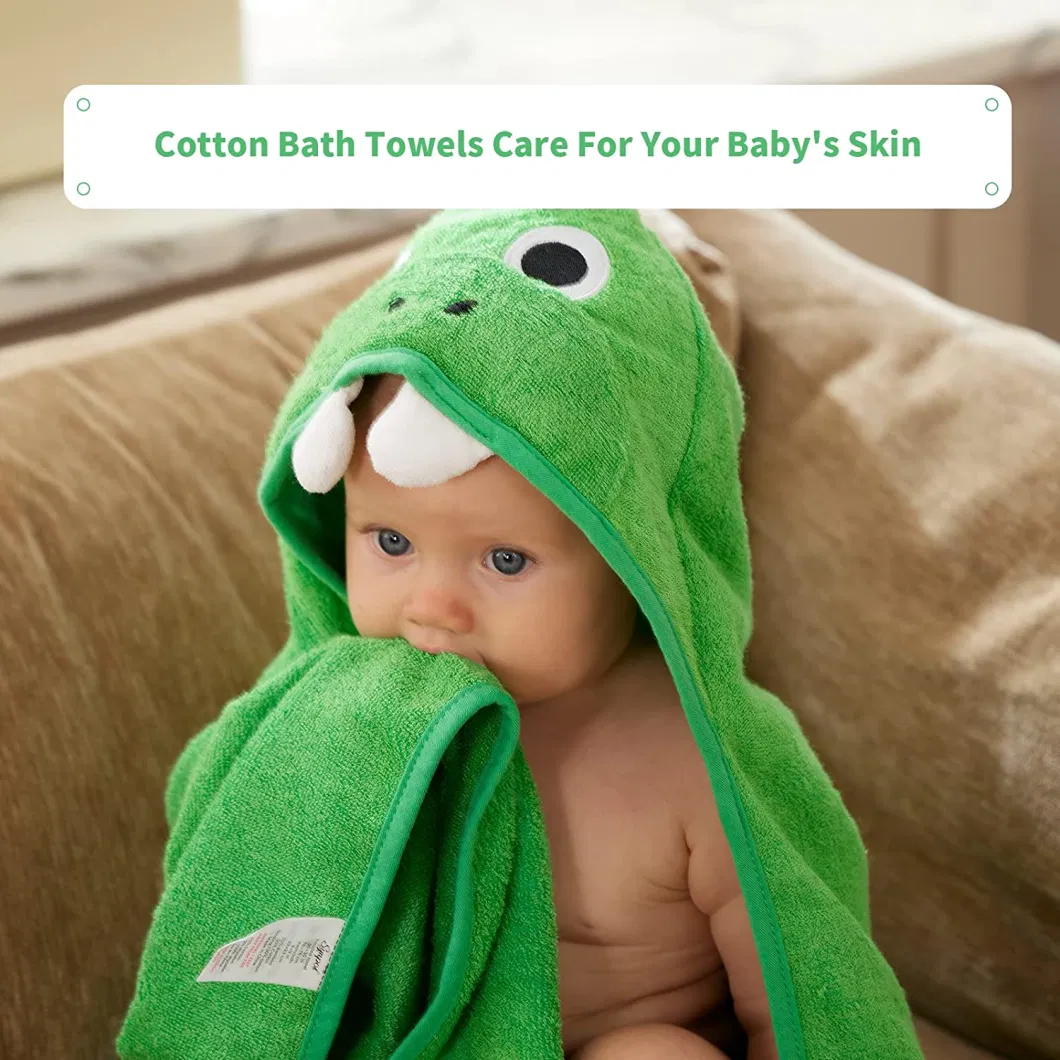 Bamboo Hooded Baby Towel with Animal Ears