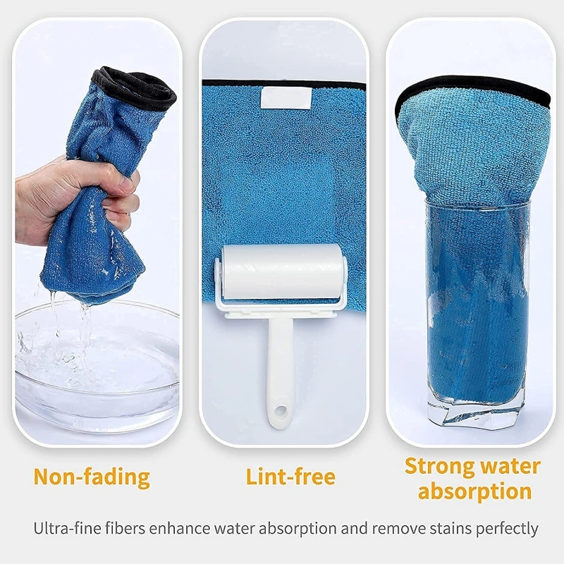 Wax Polishing Lint Free Super Soft Absorbent Microfiber Towel for Car Wash