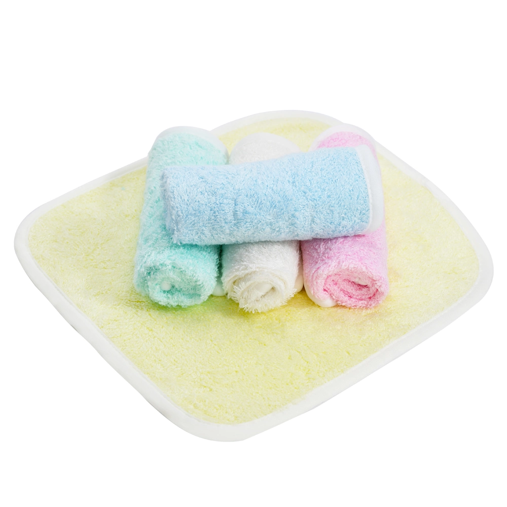 Hot Sale Organic Bamboo Extra Soft and Absorbent Washcloth Newborn Baby Face Towels