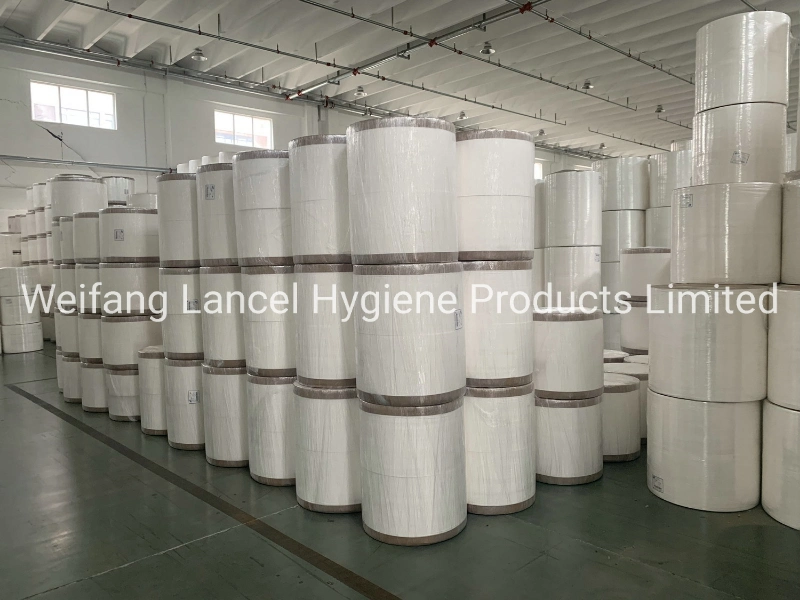 Bamboo Pulp Paper Tissue Napkin Jumbo Roll Paper Facial Tissue Paper Towels 1ply 2ply 22GSM