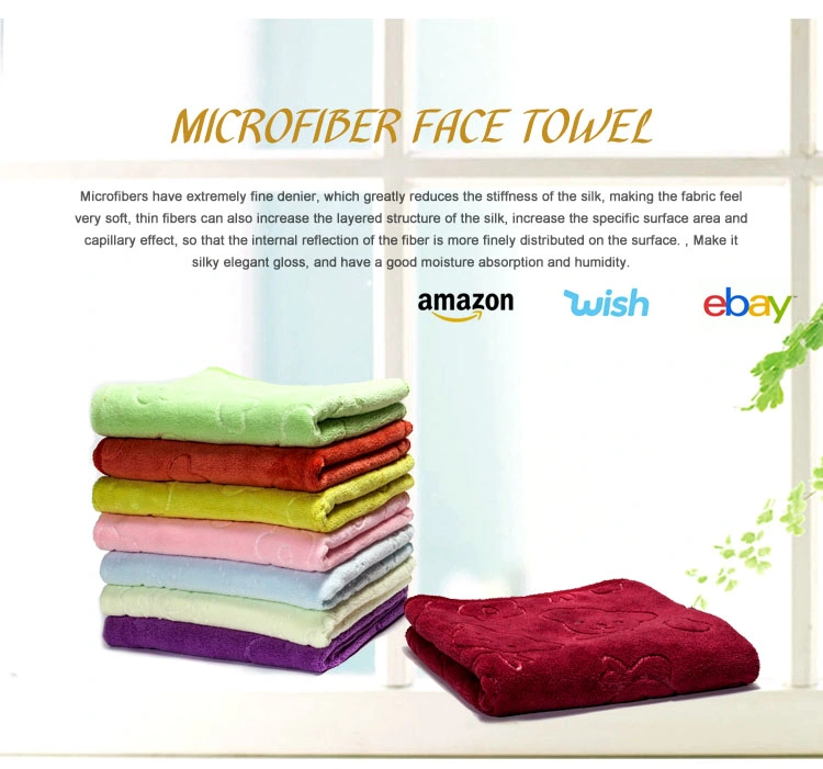 New Hot Sale Drying Printed Microfiber Face Towel