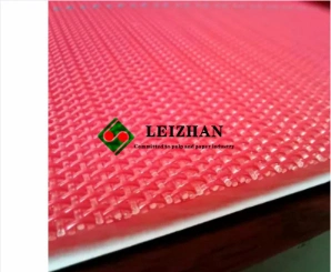 Used for Mask Melt Blown Cloth Production Line Red Polyester Mesh Belt