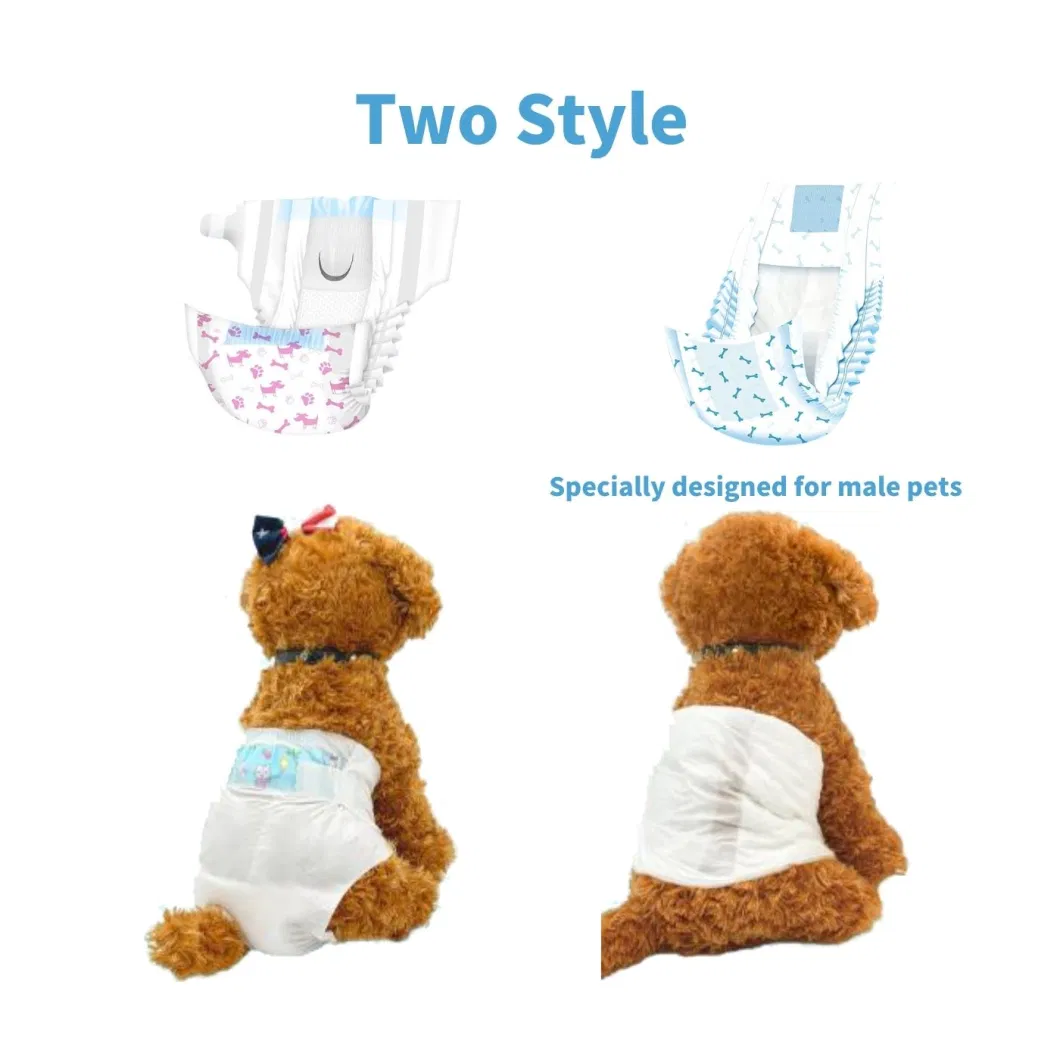 Male Dog Diaper Newly Design Cleaning Product Cute Puppy Male Sanitary Pads Disposable Pet Dog Diaper