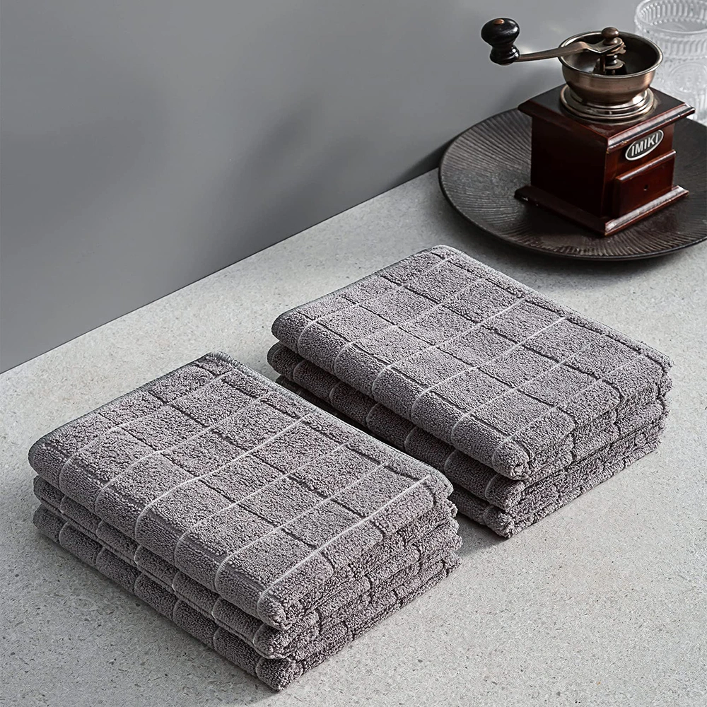 Microfiber Kitchen Towels Ultra Soft and Absorbent Dish Towels Microfiber Cleaning Cloth Microfiber Towel