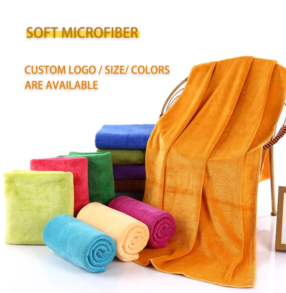 Popular Lightweight Shower Towel Super Soft Bathing Towel Microfiber Oversize Quick Dry Bath Towel