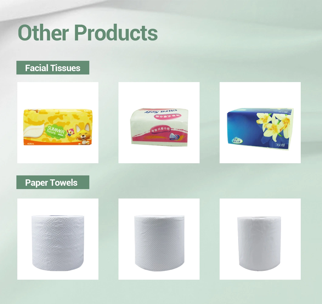 Soft Packed Paper Facial Tissue Bamboo Facial Tissue Paper Towel
