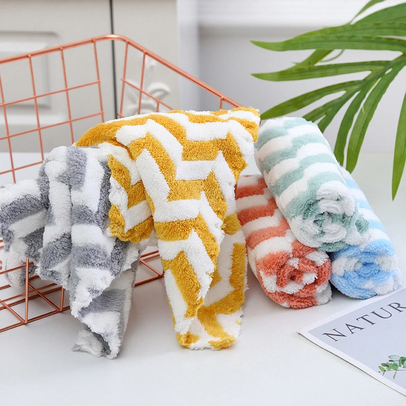 Wholesale Antibiosis Face Towel Coral Velvet Microfiber Towel Hand Towe